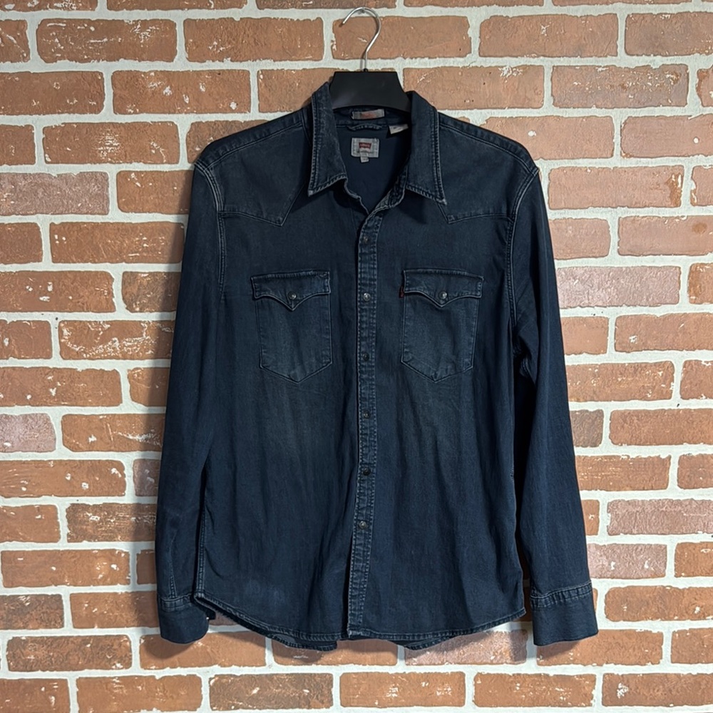 Levi’s Indigo Denim Long Sleeve Shirt